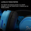 Diadema Inalámbrica Bluetooth Klip Xtreme Fury Pro KWH-001 con Micrófono / Rojo