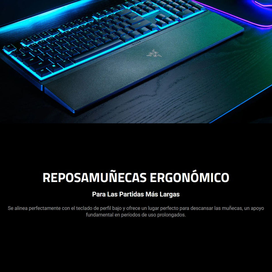 Combo Gamer Razer Teclado Ornata V3 X RGB Silencioso + Mouse DeathAdder Essential 6400 DPI