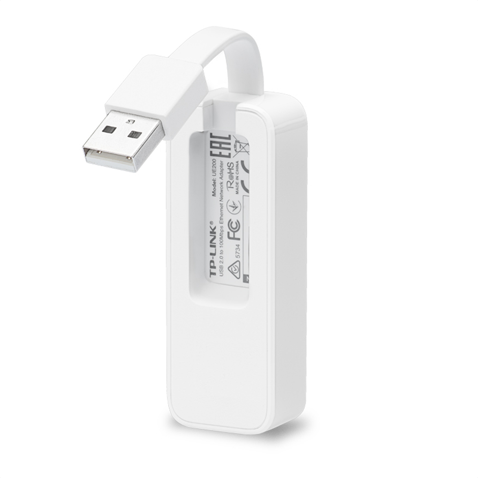 Tp-link, Adaptador De Red Usb 2.0 A Ethernet 100mbps, Ue200
