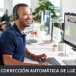 Cámara Web Logitech C270 HD 720p 30fps Micrófono Reductor de Ruido USB RightLight 2 Meet/Teams - Negro