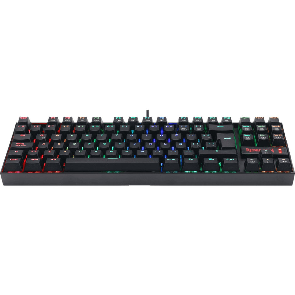 Teclado Gamer Mecánico Redragon K552RGB Kumara con Switch Rojo, Negro
