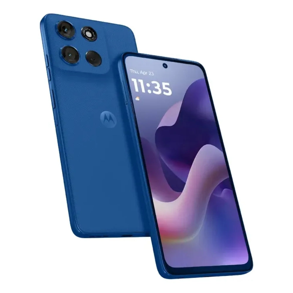 Celular Motorola G56 5G SIM+eSIM IPS 6.7” 120Hz 256GB/24GB(8+16) 50MP Sony IP68/IP69 5200mAh/30W - Azul Deslumbrante