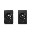 Parlantes USB Genius SP-U125 Sonido Estéreo 3W y Control de Volumen con Entrada 3.5mm - Negro