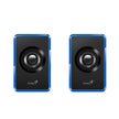 Parlantes USB Genius SP-U125 Sonido Estéreo 3W y Control de Volumen con Entrada 3.5mm - Negro/Azul