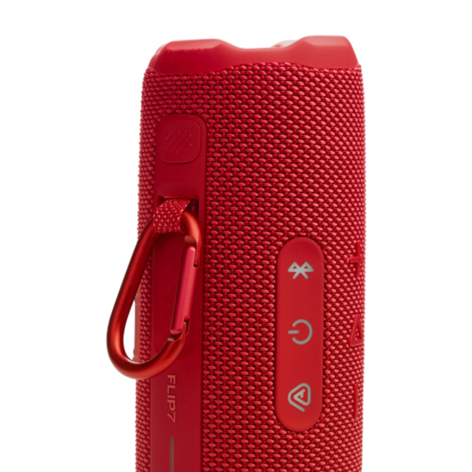 Altavoz Portátil JBL Flip 7 Resistente al Agua y las Caídas IP68 + AI Sound Boost, Rojo