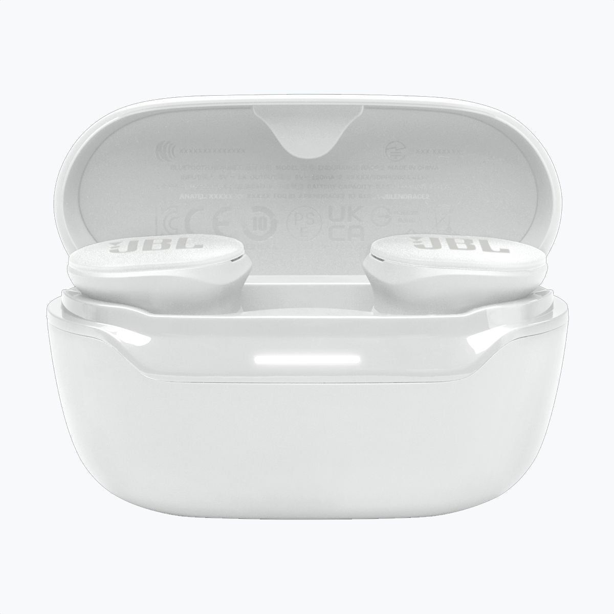 Auriculares Deportivos JBL Endurance Race 2, TWS de Alto Rendimiento con IP68 y ANC, Blanco