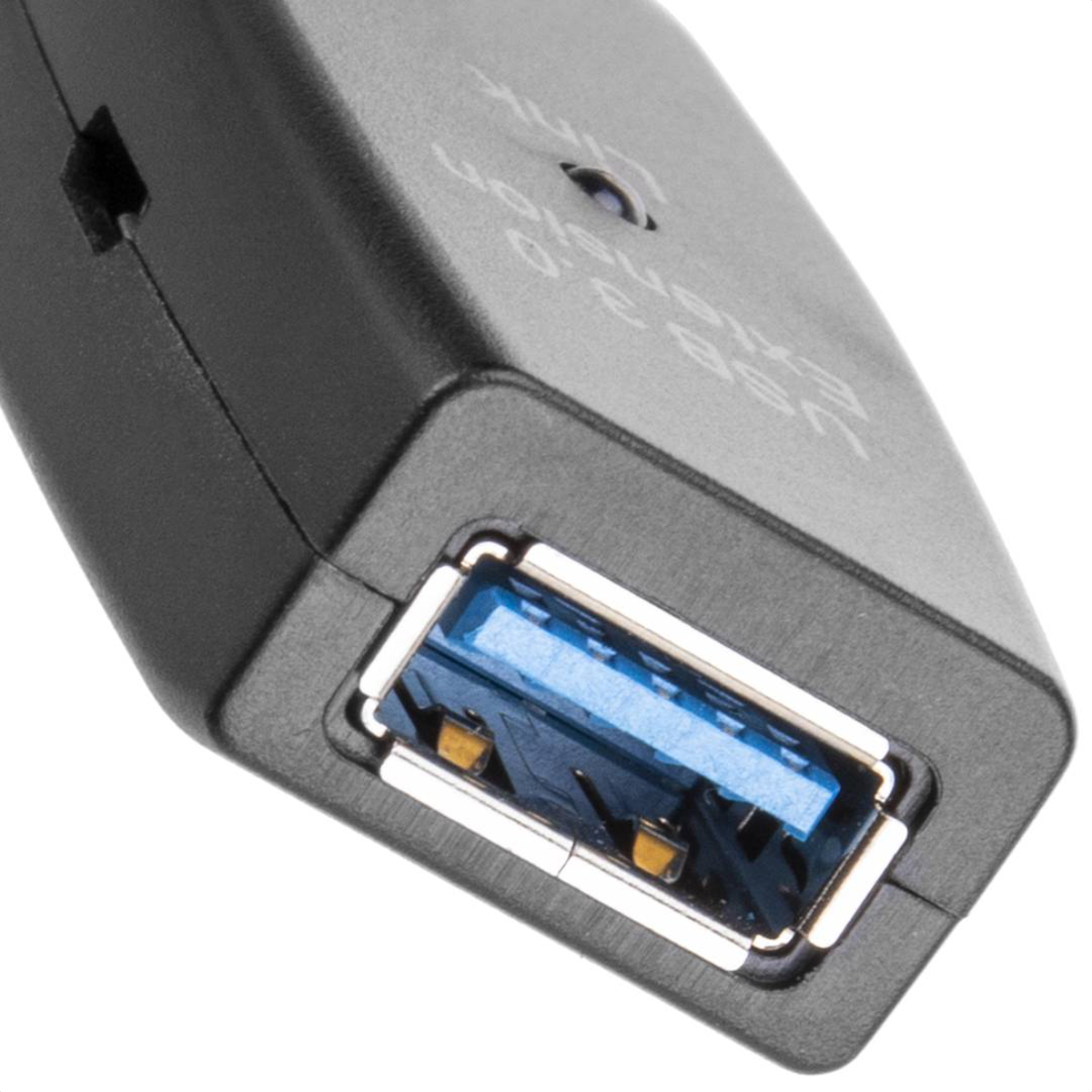 Cable Activo Extensión USB 3.0 Macho a Hembra de 20 Metros Alta Velocidad 5Gbps para PC y Periféricos