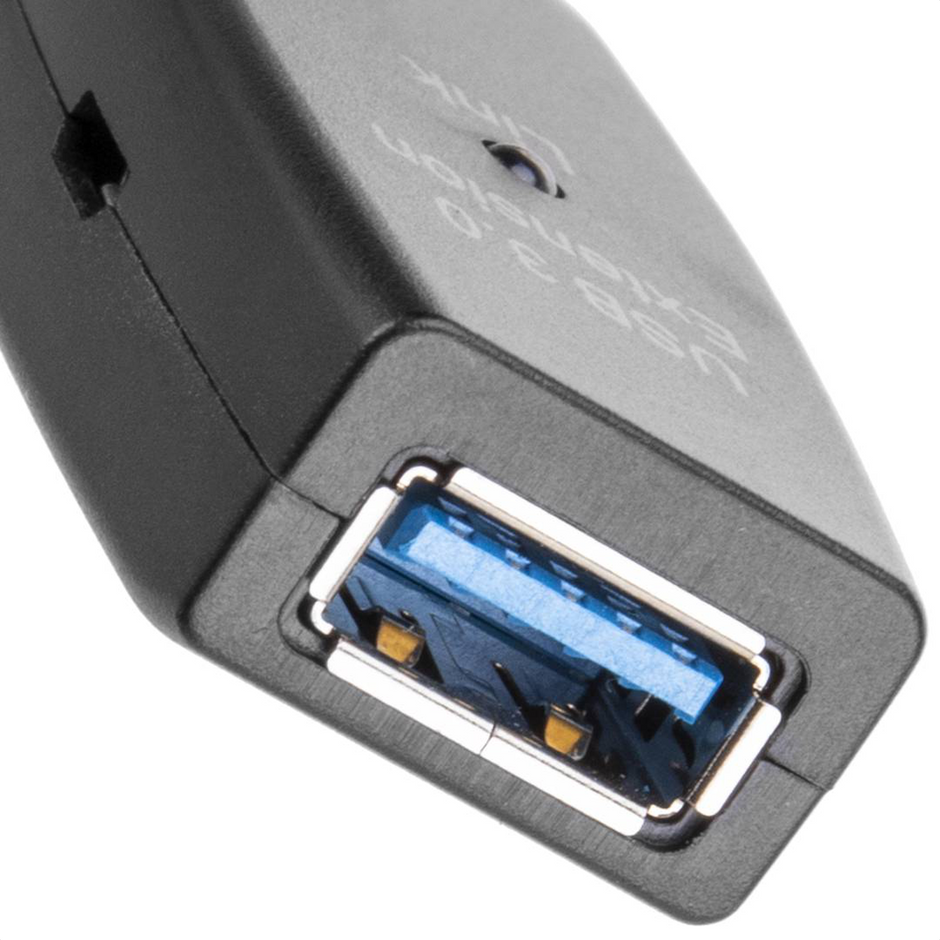 Cable Activo Extensión USB 3.0 Macho a Hembra de 20 Metros Alta Velocidad 5Gbps para PC y Periféricos