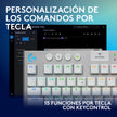 Teclado Gamer Logitech G915 X Lightspeed Tkl / Mecánico Slim - Blanco