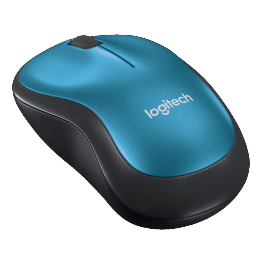 Logitech M185, Mouse Inalámbrico, Win Mac Chrome Linux Azul