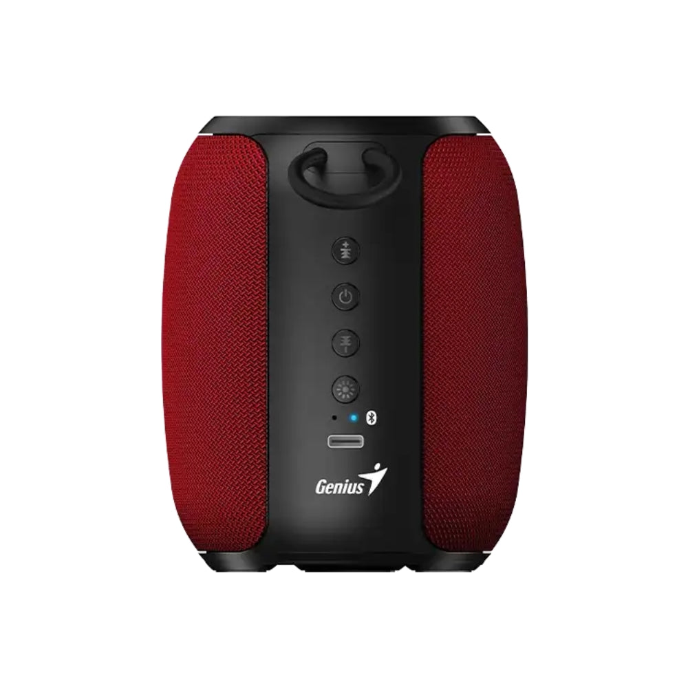 Parlante Portatil Genius Sp-915bt con Microfono Bluetooth 5.3 USB-C - Rojo