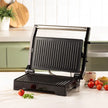 Asador Grill Kalley K-SG180 Superficie Antiadherente Sanduchera Panini 1000W Apertura 180°