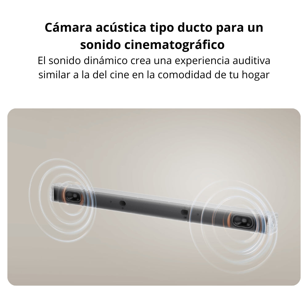 Barra de Sonido Xiaomi Soundbar 2.0CH de 30W, Bluetooth 5.3, Entrada Óptica, SPDIF, AUX para TV y PC