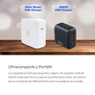 Cargador De Pared Adata Gan 65w 2 En 1 con Cable USB-C de 2m, 100w