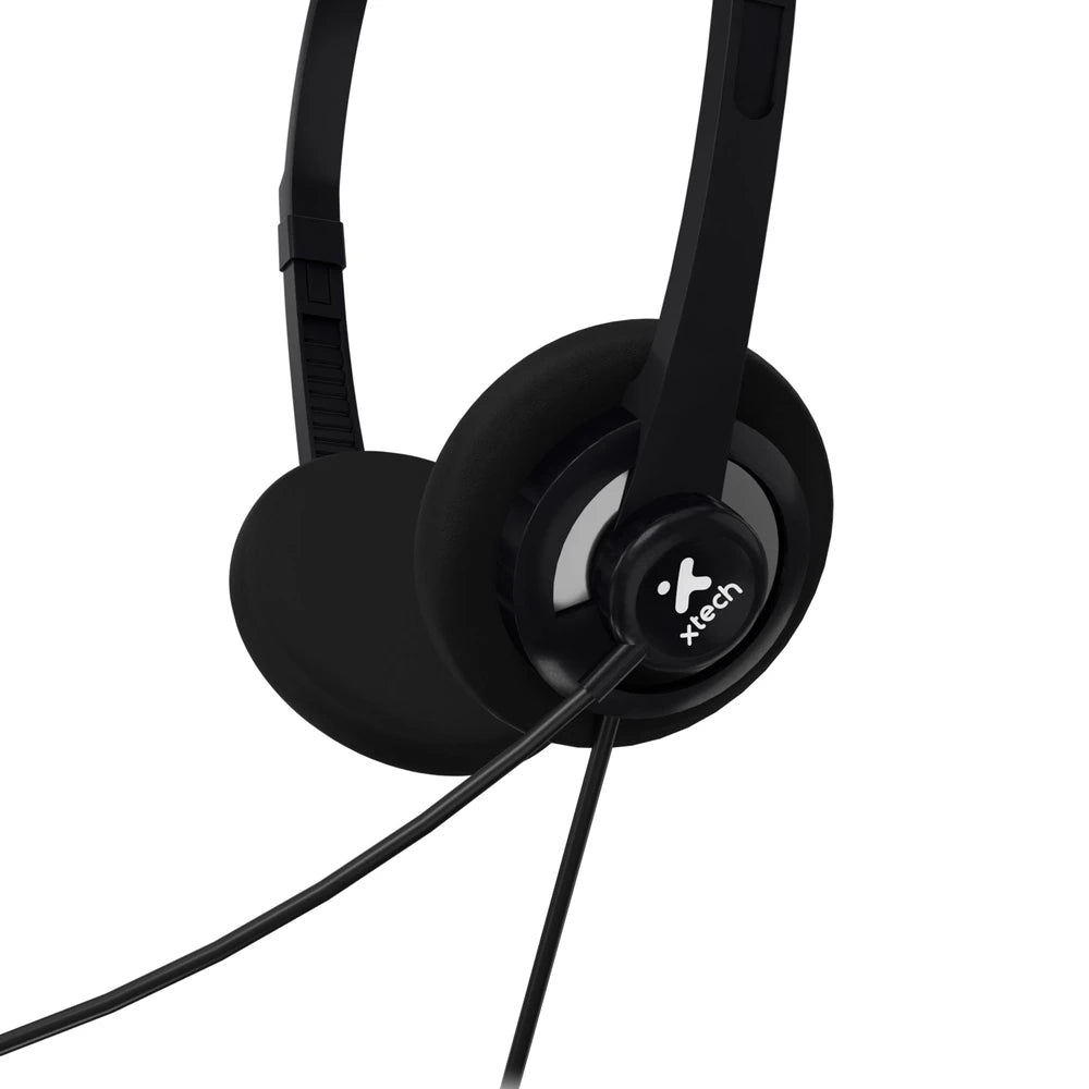 Diadema con Microfono Xtech XTH-245 USB-C Controlador Incorporado - Negro