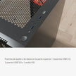 Chasis Gabinete Gamer Xtech Deimos XT-GMR3 Mid-Tower ATX Panel Lateral Transparente 3 Puertos USB Audio