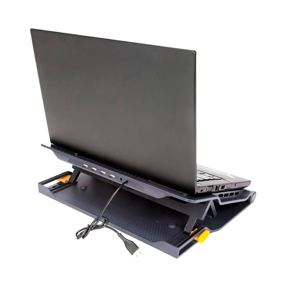 Base Refrigerante Targus AWE81US Reclinable con 4 Puertos USB para Laptop con Ventilación Activa