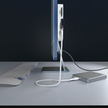 Hub USB-C Belkin INC011btWH 6 en 1 con Ethernet Gigabit, SD, microSD y USB 10Gbps Blanco