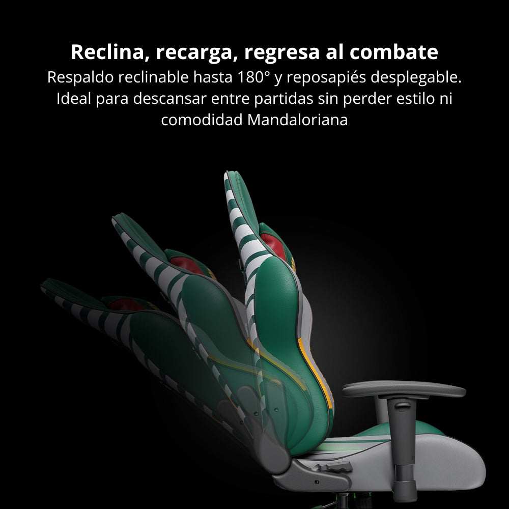 Silla Gamer Profesional Primus Thronos 103T Boba Fett Edición Especial Star Wars Ergonómica Reclinable 2D