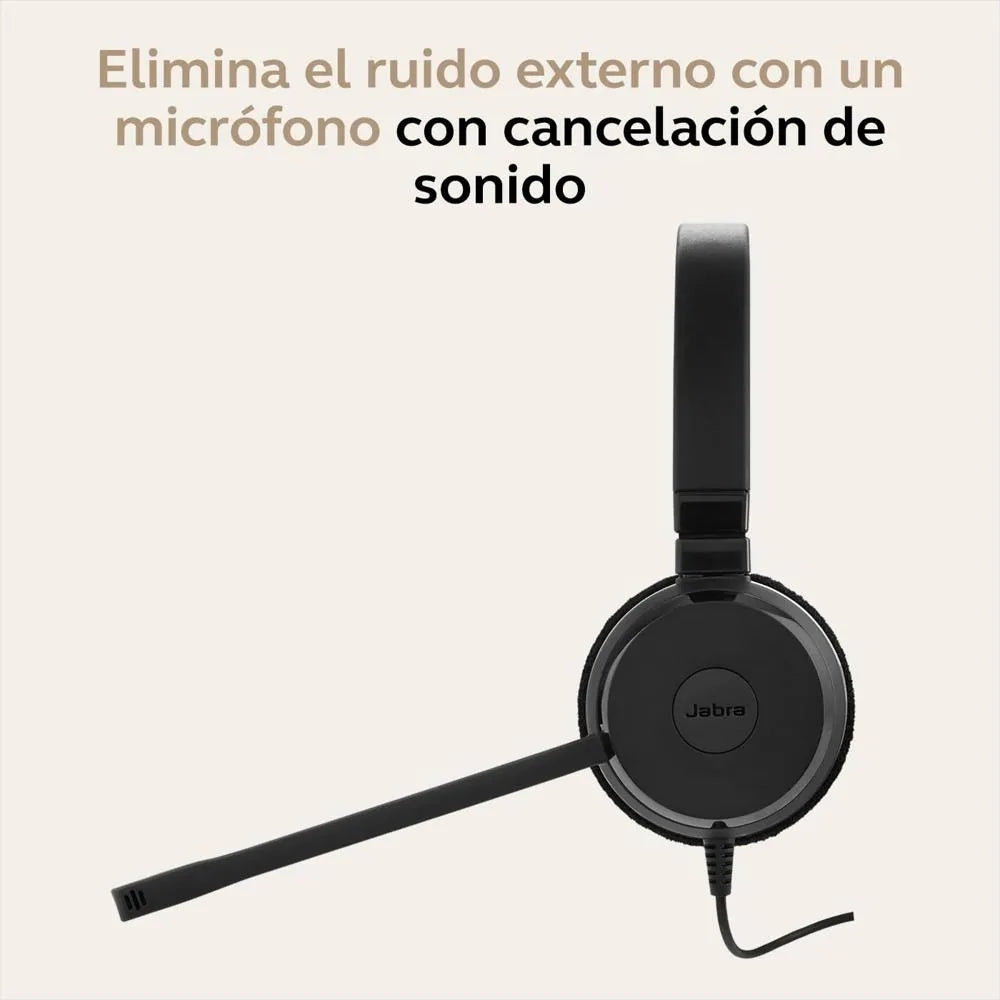 Audífonos Diadema Profesional Jabra Evolve 20 MS Monoaural USB-C/A Micrófono Control Volumen Call Center