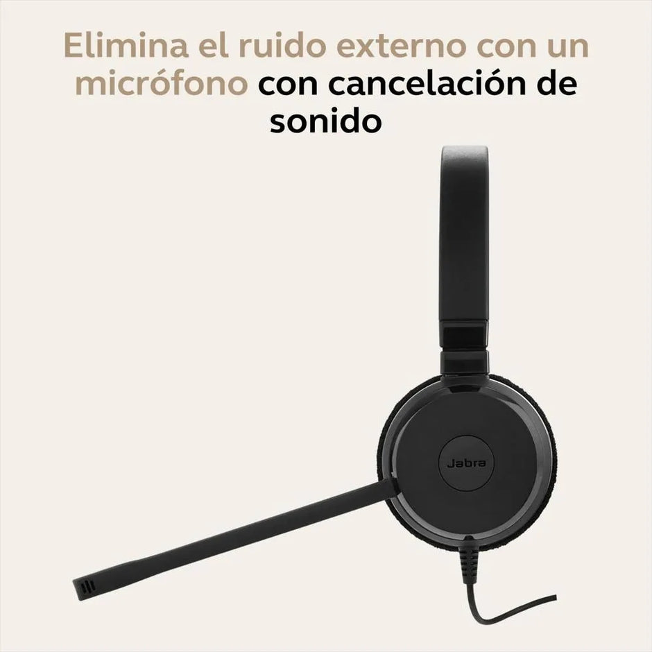 Audífonos Diadema Profesional Jabra Evolve 20 MS Monoaural USB-C/A Micrófono Control Volumen Call Center