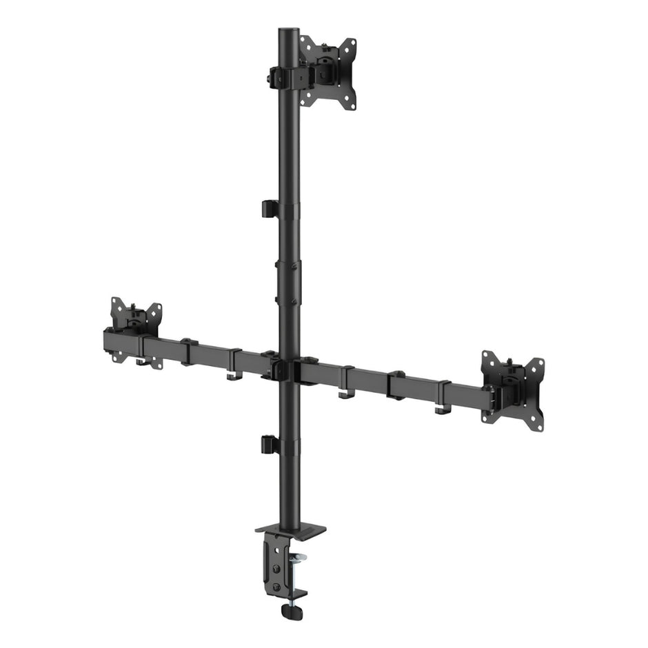 Soporte Monitor Triple Techgo SPM-1135 Escritorio 17-32