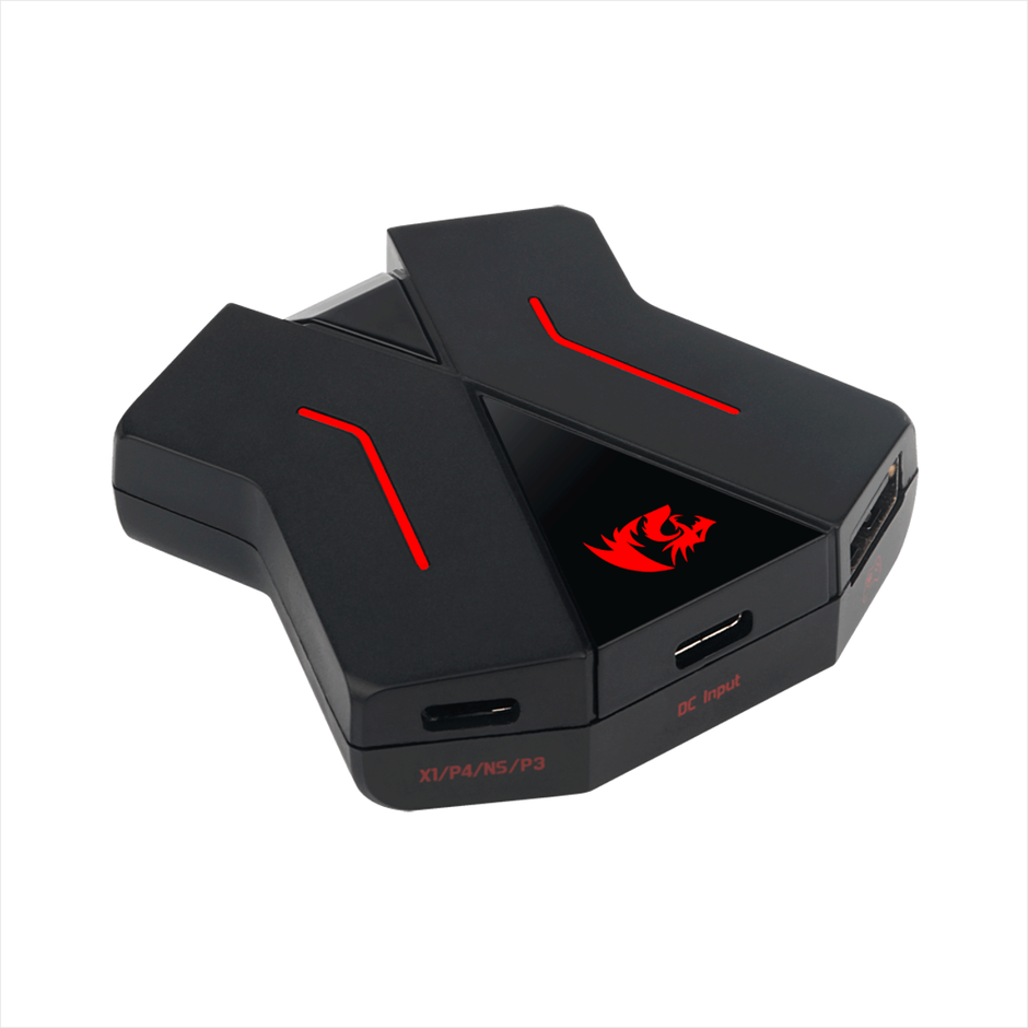 Conversor Multiplataforma HUB Redragon Eris GA200 para Teclado y Mouse en Consolas