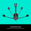 Audífonos Diadema Logitech H111 Estéreo Micrófono Reducción Ruido Conector 3.5mm PC Tablet Celular - Gris