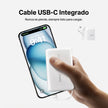 Batería Portátil Power Bank Belkin BoostCharge 10000mAh 20W Power Delivery Cable USB-C Integrado - Blanco