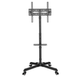 Soporte Móvil con Ruedas para TV de 32'' a 55'' TechGo SPR-6403 hasta 35kg + 1 Repisa
