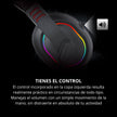 Audífonos Diadema Gamer Redragon H120 Ares RGB Micrófono Abatible Control de Volumen Conector 3.5mm USB