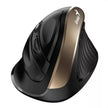 Mouse Vertical Genius Ergo 8250s Inalámbrico 6 Botones, Negro-dorado