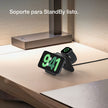 Cargador Inalámbrico Belkin 2 en 1 Magnetic Travel Pad Qi2 WIZ026ttBK 15W iPhone AirPods Carga Rápida
