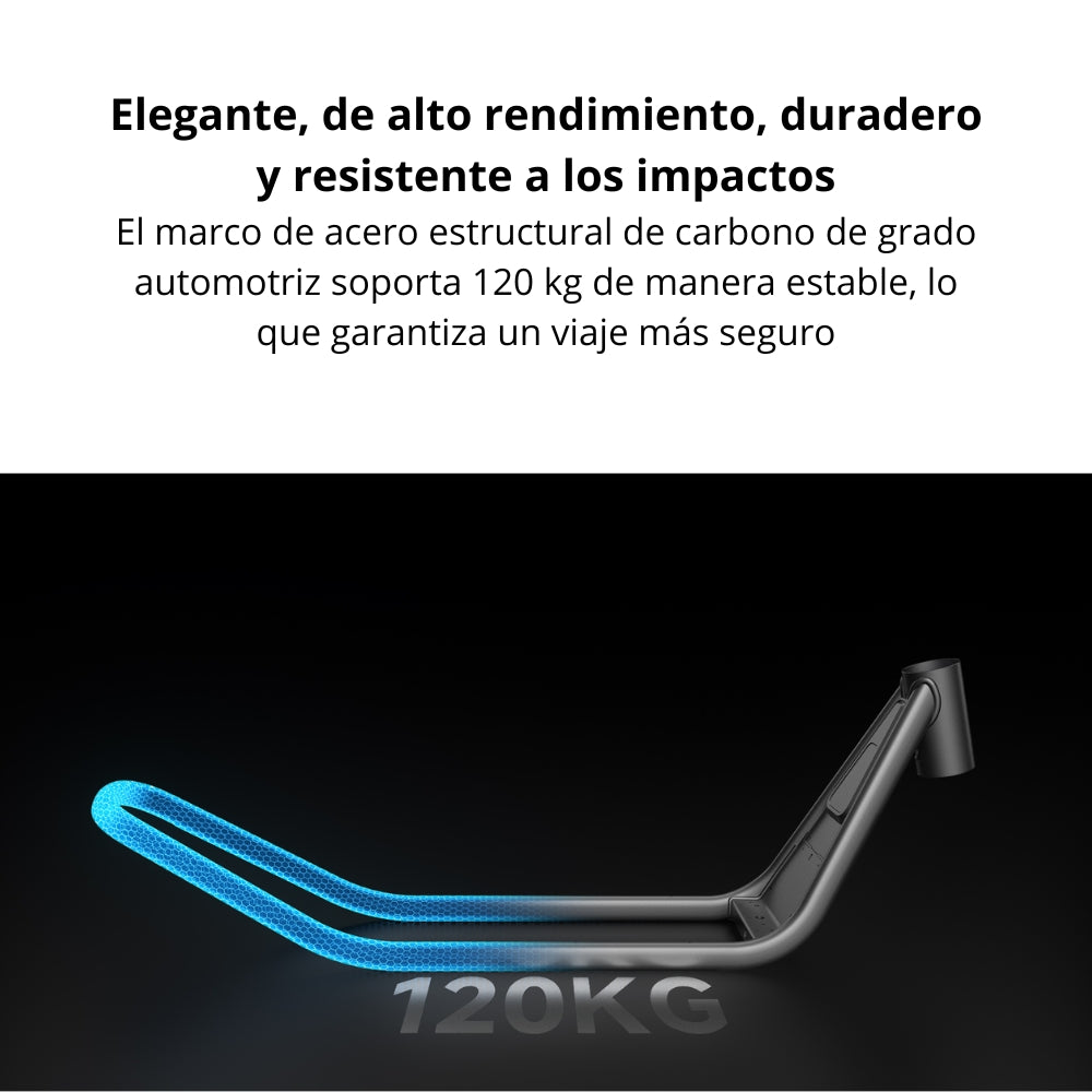 Patineta Eléctrica Xiaomi Scooter 6 Llantas 12” Max 800W Autonomía 45km Suspensión Doble E-ABS IPX5