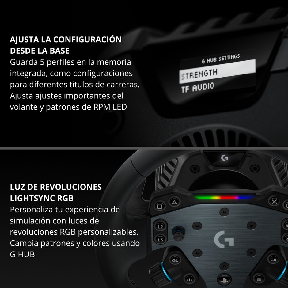 Logitech Volante RS50 TrueForce Direct Drive 8Nm Simulación Racing PC PS5 PS4 Plug&Play
