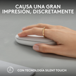 Mouse Bluetooth Multidispositivo Logitech Pebble 2 M350s, Blanco