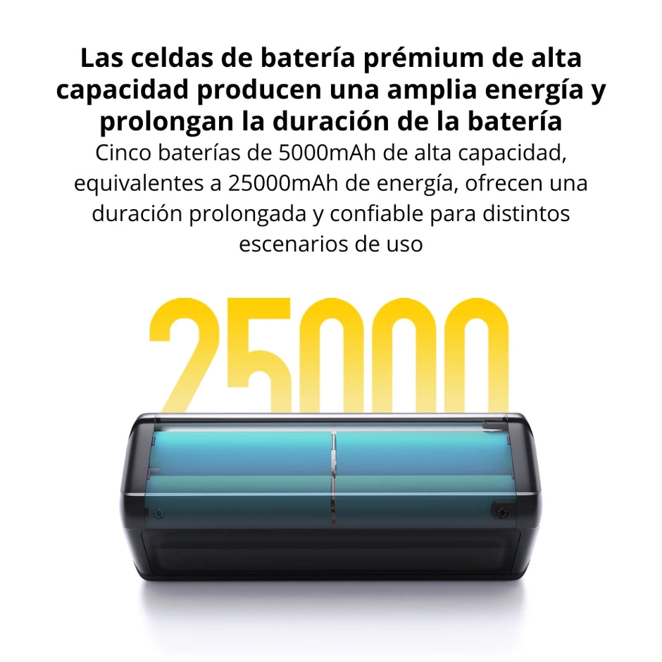 Power Bank Xiaomi 25000mAh 212W HyperCharge USB-C 140W PD 3.1 USB-A 120W Carga Rápida y Pantalla Digital - Negro
