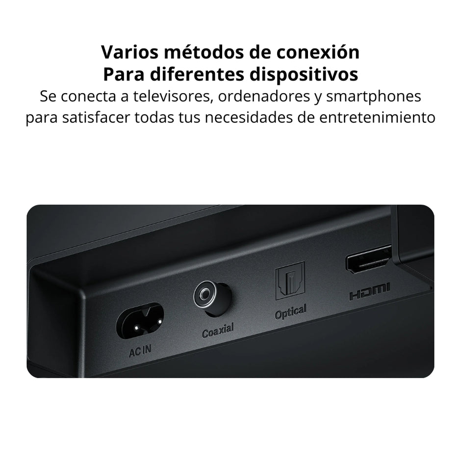 Barra de Sonido Xiaomi Soundbar Pro 2.1ch Bluetooth con Subwoofer Inalámbrico y Dolby Audio
