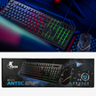 Xtech XTK-531S Combo Gamer Teclado y Mouse USB con Retroiluminación LED y 6400 DPI