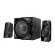 Sistema de Sonido Genius SW-2.1 1850BT 50W con Bluetooth 5.3, Subwoofer Potente 2.1 y Control Remoto