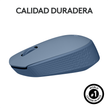 Combo Mouse Inalámbrico Logitech M170 + Mouse Pad Studio Series - Gris Azulado