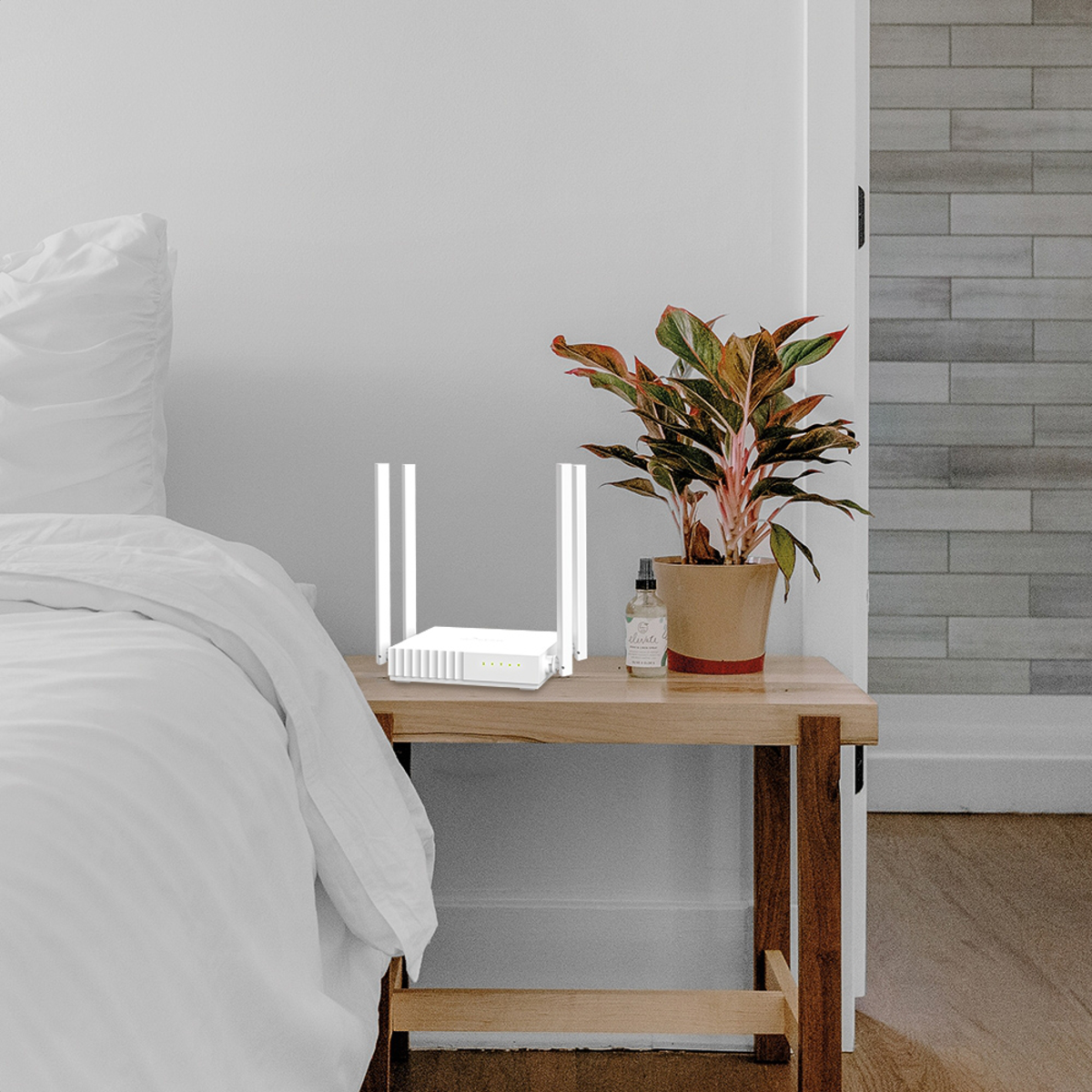 Router Inalámbrico Doble B 2.4 Ghz Y 5 Ghz Color Blanco Archer C24 Tp-link AC750