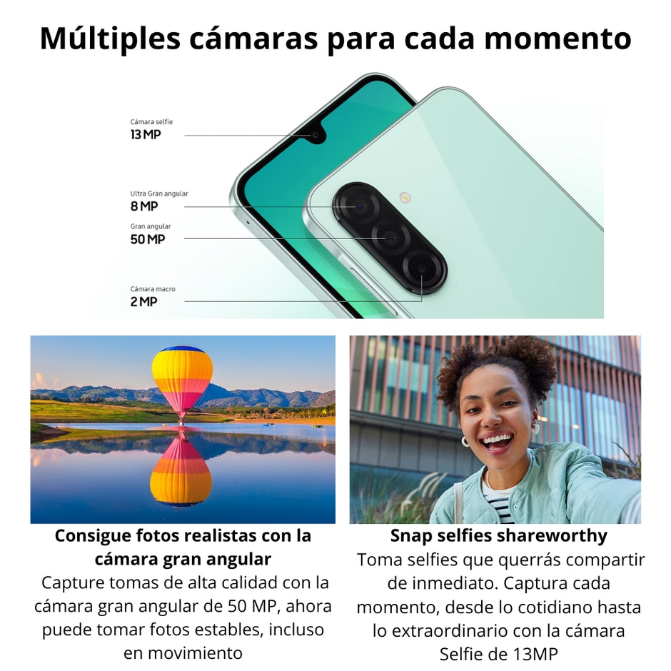 Celular Samsung Galaxy A26 5G Dual SIM, 6.7'' 256GB/8GB 50MP IP67 5000mAh, Menta