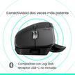 Mouse Inalámbrico Avanzado Logitech MX Master 4 Recargable Bluetooth/Bolt Silent Clics 8000 DPI - Grafito