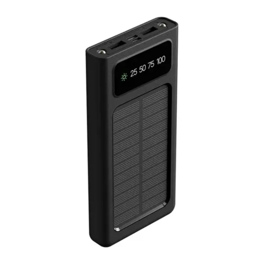 Power Bank con Carga Solar Xtech XPB-100 10000 mAh Linterna Led 4 Cargadores