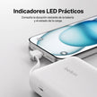 Batería Portátil Power Bank Belkin BoostCharge 10000mAh 20W Power Delivery Cable USB-C Integrado - Blanco