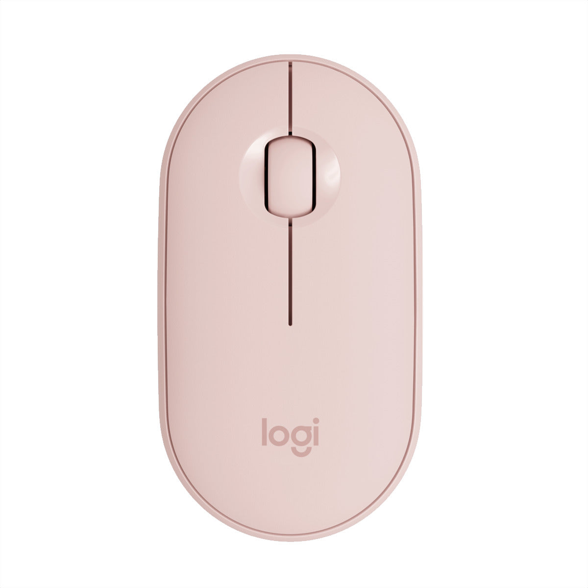 Mouse Inalámbrico Multdispositivo Bluetooth Logitech Pebble M350 - Rosa