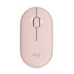 Mouse Inalámbrico Multdispositivo Bluetooth Logitech Pebble M350 - Rosa