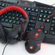 Combo Gamer 4en1 Redragon S101: Teclado, Mouse, Pad, Diadema