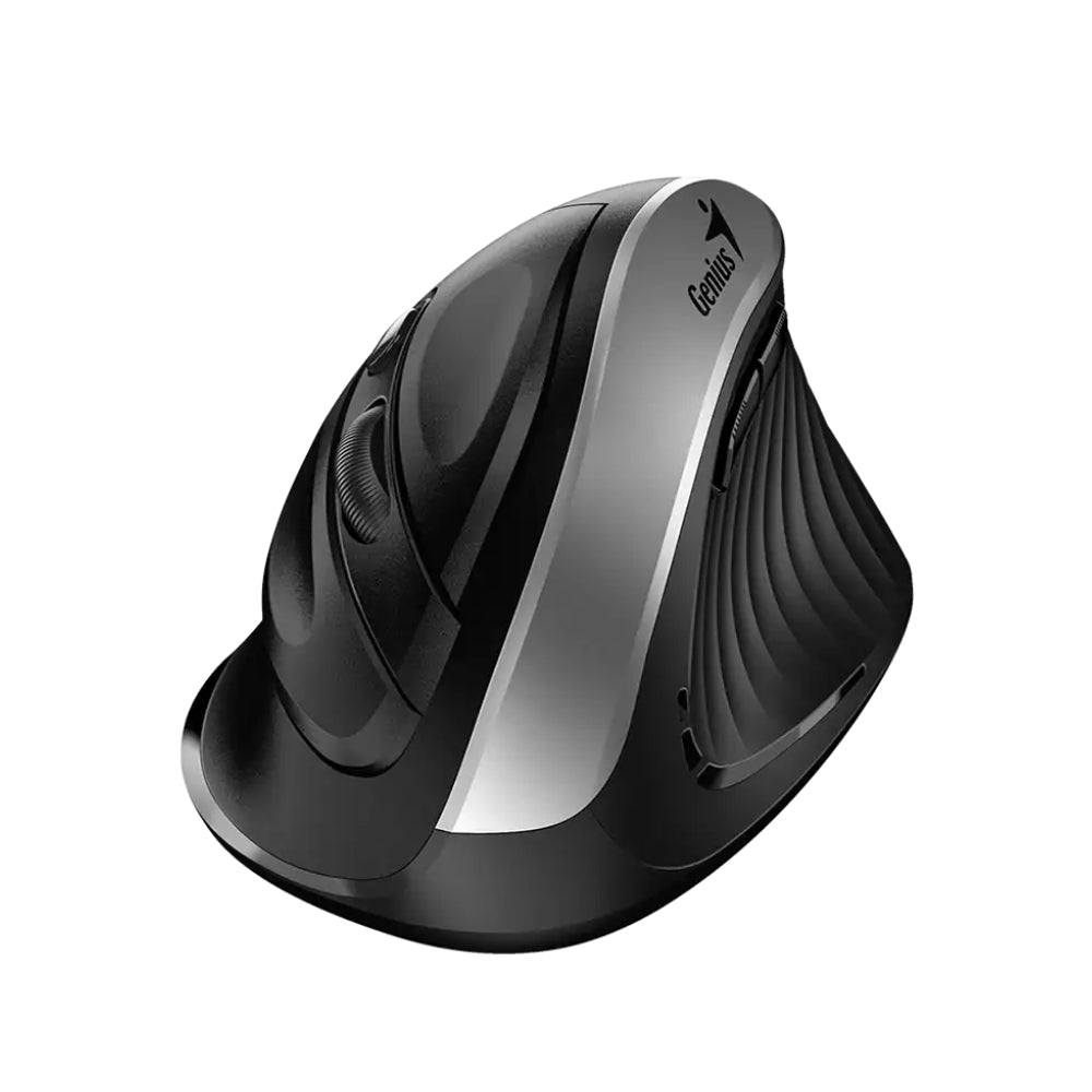 Mouse Vertical Genius Ergo 8250s Inalámbrico 6 Botones, Gray Silver